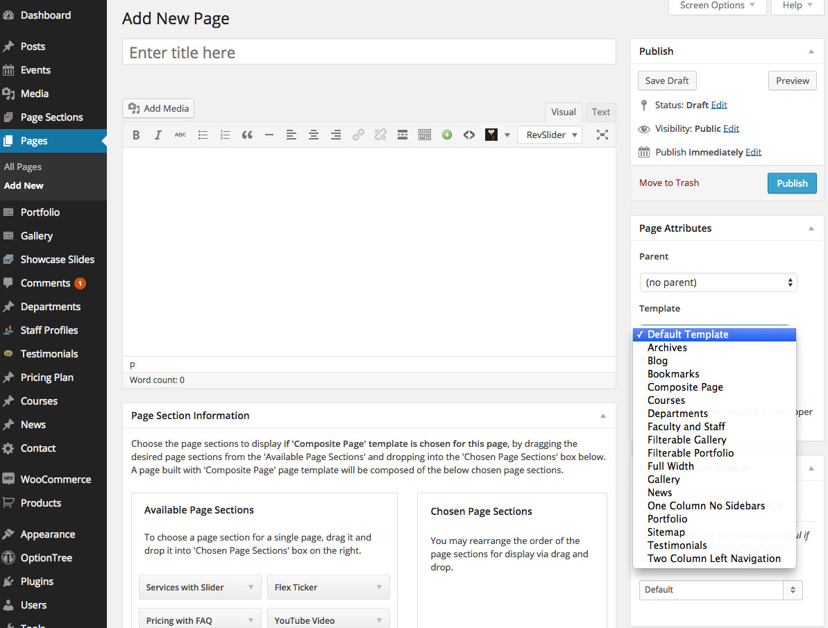 Portfolio Page Templates
